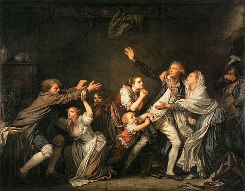 http://commons.wikimedia.org/wiki/File:Jean-Baptiste_Greuze_-_The_Father%27s_Curse_-_The_Ungrateful_Son_-_WGA10661.jpg