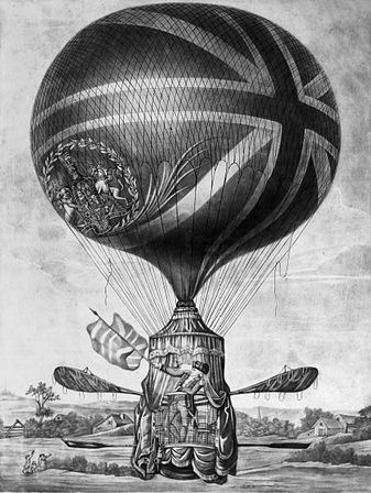 http://commons.wikimedia.org/wiki/File:Lunardi%27s_New_Balloon_as_it_ascended_with_Himself_13th_May_1785.jpg