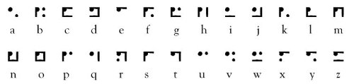 carroll nyctograph alphabet