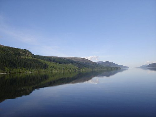 http://commons.wikimedia.org/wiki/File:Loch_Ness_summer.JPG