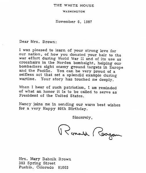 http://commons.wikimedia.org/wiki/File:Reagan_letter_11_05_1987.jpg