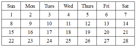 international fixed calendar