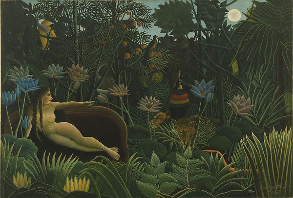 http://commons.wikimedia.org/wiki/File:Henri_Rousseau_-_Il_sogno.jpg