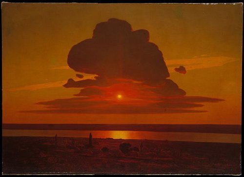 http://commons.wikimedia.org/wiki/File:WLA_metmuseum_Red_Sunset_on_the_Dnieper_Arkhip_Ivanovich_Kuindzhi.jpg