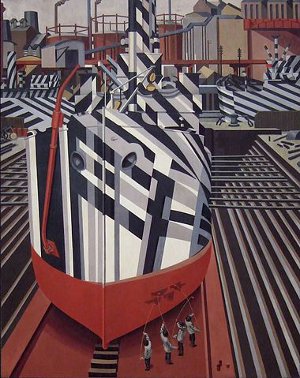 http://commons.wikimedia.org/wiki/File:Dazzle-ships_in_Drydock_at_Liverpool.jpg