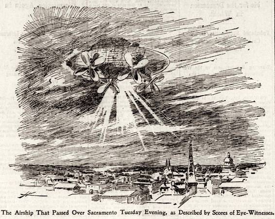 http://commons.wikimedia.org/wiki/File:Mystery_airship_SFCall_Nov_19_1896.jpg