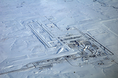 http://commons.wikimedia.org/wiki/File:Denver_International_Airport,_snow.jpg