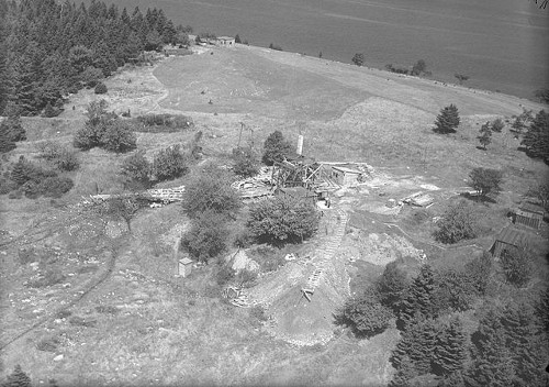 http://commons.wikimedia.org/wiki/Category:Oak_Island,_Nova_Scotia#mediaviewer/File:Digs_and_Buildings,_photo_2,_Oak_Island,_Nova_Scotia,_Canada,_August_1931.jpg