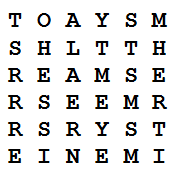 dudeney knight's tour word square puzzle