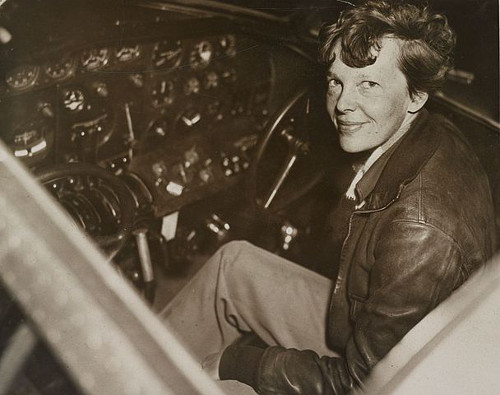 http://commons.wikimedia.org/wiki/File:Amelia_earhart_1937.jpg