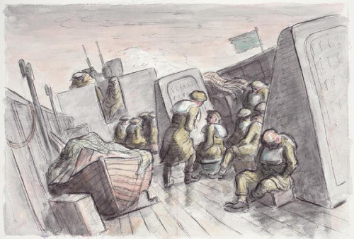 http://commons.wikimedia.org/wiki/File:A_view_of_a_deck_of_a_ship_in_a_rough_sea._Edward_Jeffrey_Irving_Ardizzone_Art.IWMARTLD4390.jpg