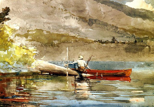 https://commons.wikimedia.org/wiki/File:The_Red_Canoe_Winslow_Homer_1889.jpeg