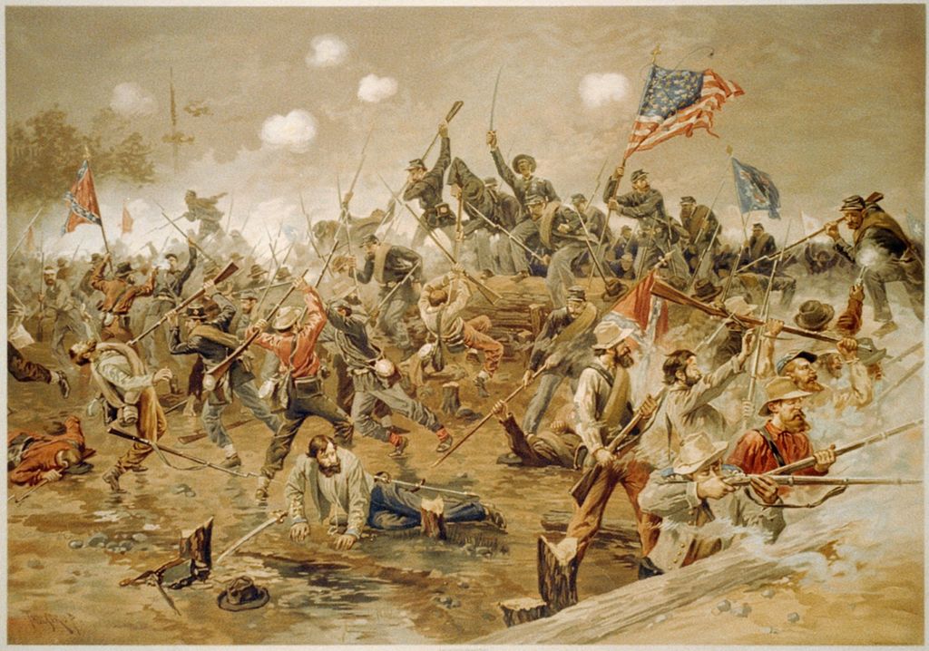 https://commons.wikimedia.org/wiki/File:Battle_of_Spottsylvania_by_Thure_de_Thulstrup.jpg