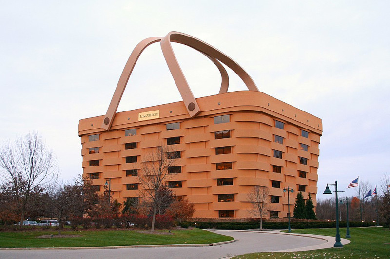 http://commons.wikimedia.org/wiki/File:Newark-ohio-longaberger-headquarters-front.jpg