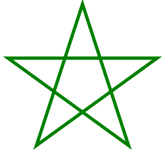 https://commons.wikimedia.org/wiki/File:Pentagram_green.svg