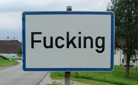 https://commons.wikimedia.org/wiki/File:Fucking,_Austria,_street_sign_cropped.jpg