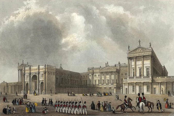 https://commons.wikimedia.org/wiki/File:Buckingham_Palace_engraved_by_J.Woods_after_Hablot_Browne_%26_R.Garland_publ_1837_edited.jpg