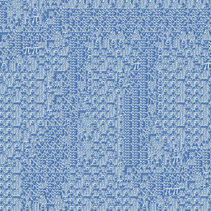 pi fractal - iterationl 8