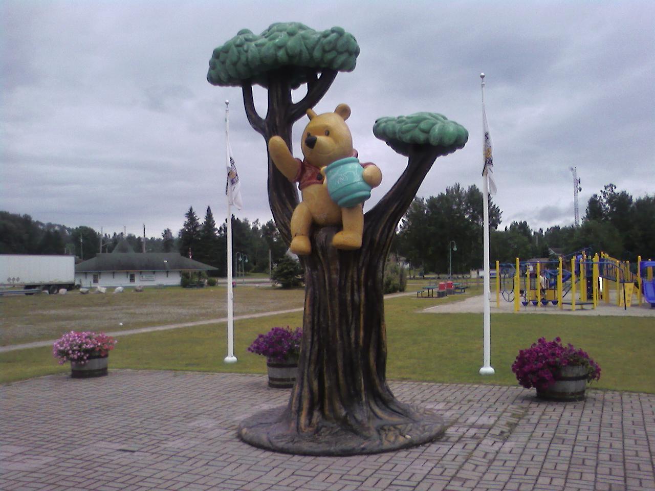 white river pooh monument