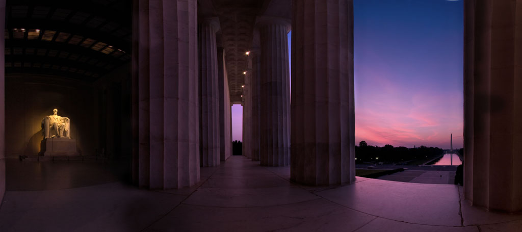 https://commons.wikimedia.org/wiki/File:Lincoln_Memorial_-_Sunrise_-_panoramio.jpg