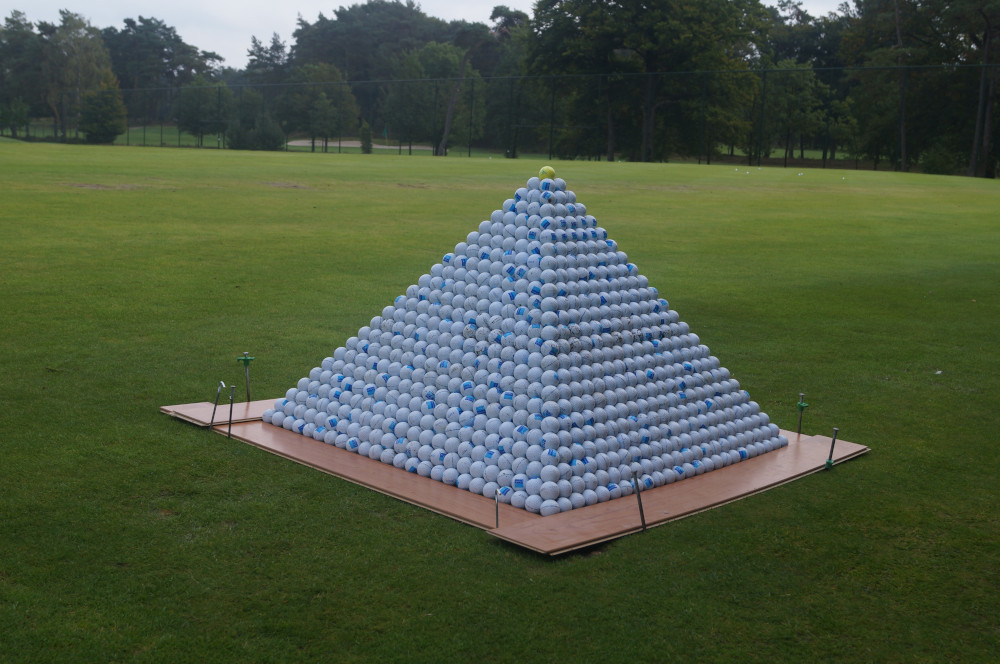 golf ball pyramid