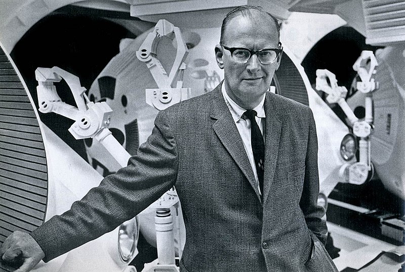 https://commons.wikimedia.org/wiki/File:Arthur_C._Clarke_1965.jpg