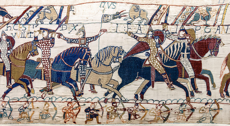 https://commons.wikimedia.org/wiki/File:Bayeux_Tapestry_scene55_William_Hastings_battlefield.jpg