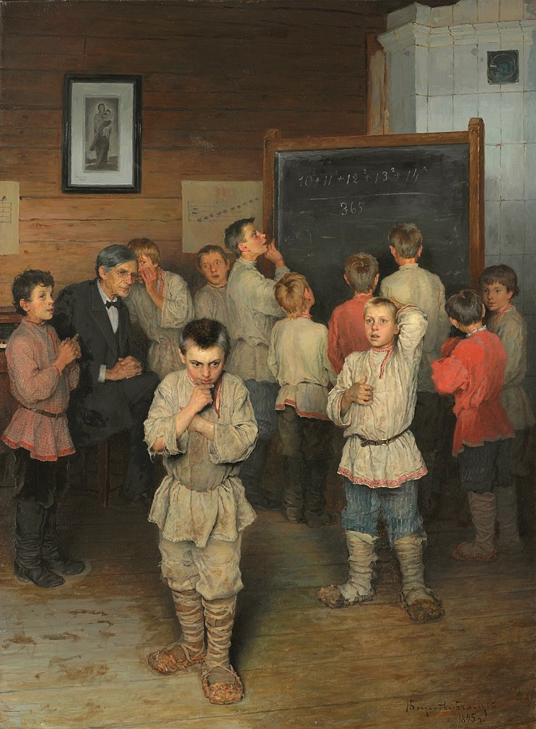 https://commons.wikimedia.org/wiki/File:Bogdanov-Belsky_Ustny_Schet_(Tretyakov).jpg