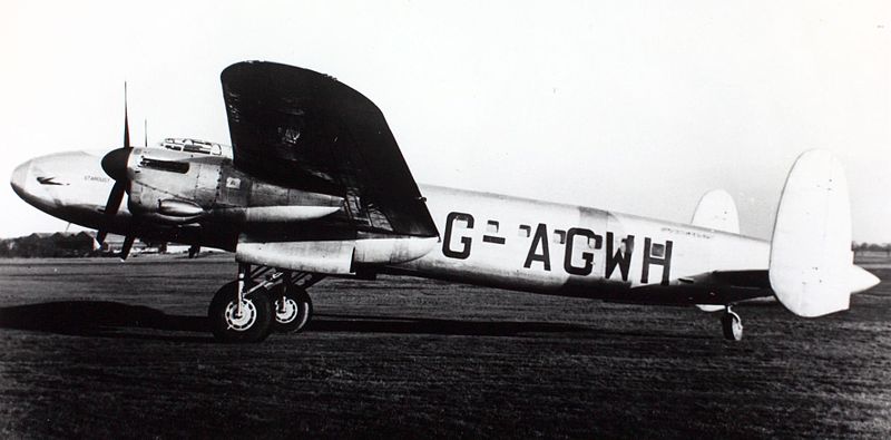 https://commons.wikimedia.org/wiki/File:Avro_Avro_691_Lancastrian_3_G-AGWH_cn_1280_%27Stardust%27_BSAA_(British_South_American_Airways)_(15215624954).jpg