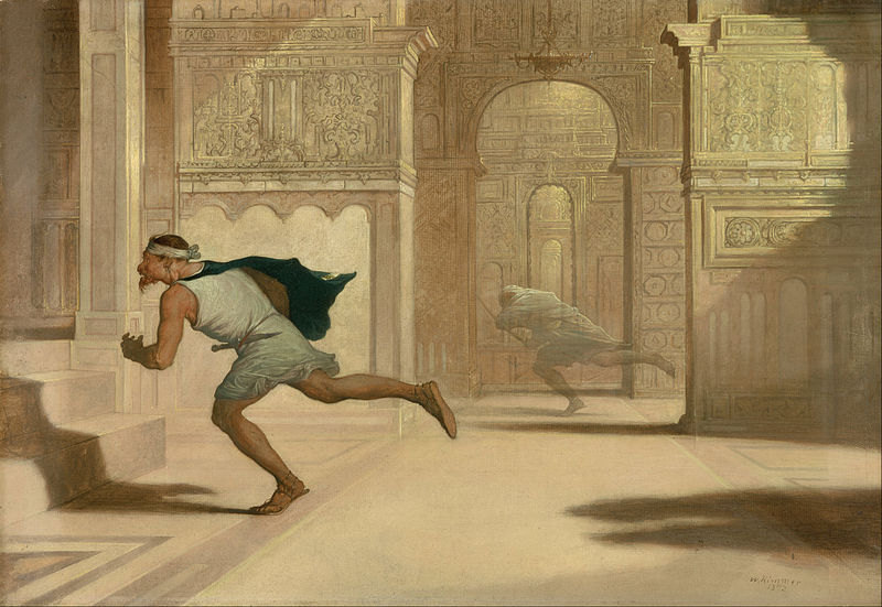 https://commons.wikimedia.org/wiki/File:William_Rimmer_-_Flight_and_Pursuit_-_Google_Art_Project.jpg