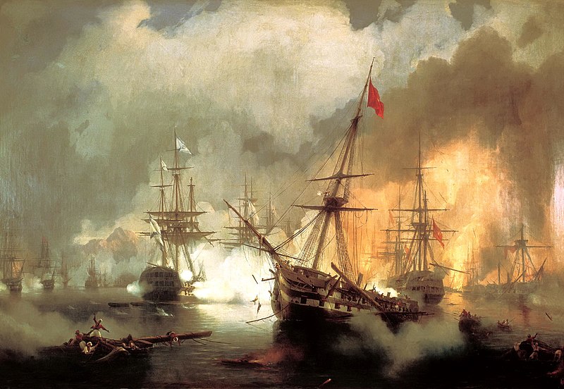 https://commons.wikimedia.org/wiki/File:Battle_of_Navarino_(by_Ivan_Aivazovsky,_original_colors_version).jpg