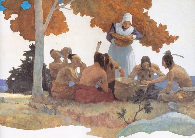 https://commons.wikimedia.org/wiki/File:N.C._Wyeth_-_Thanksgiving_with_Indians_(detail).jpg