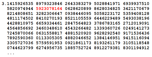 pi expansion